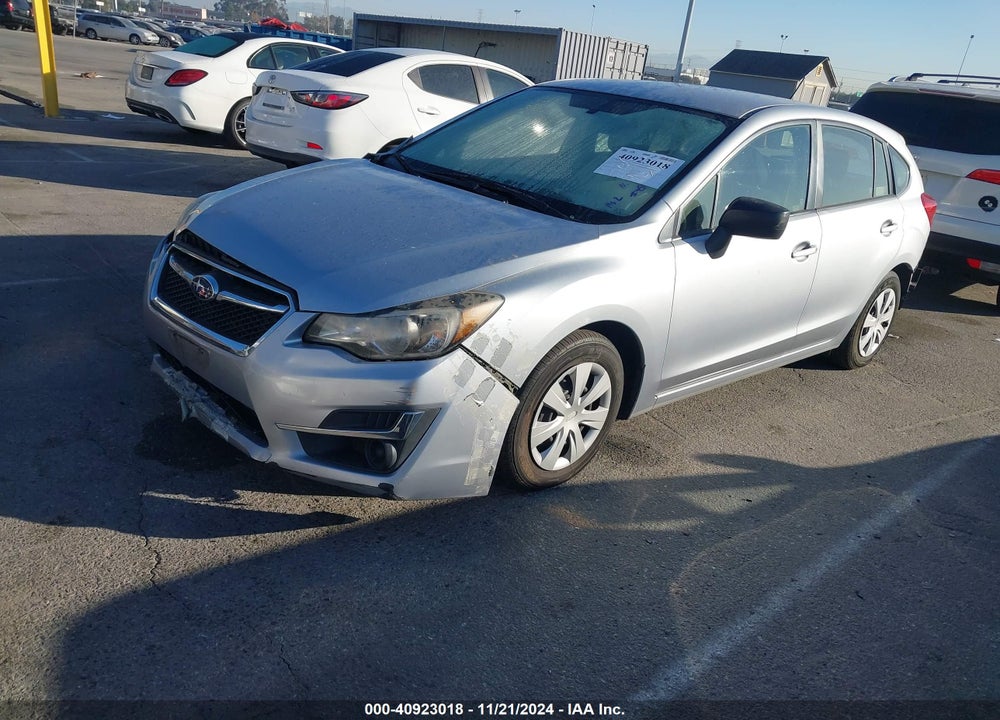 2015 SUBARU IMPREZA 2.0I VIN: JF1GPAA63FH302790