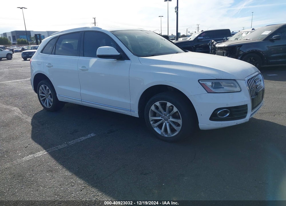 2013 AUDI Q5 2.0T PREMIUM VIN: WA1LFAFP8DA024322