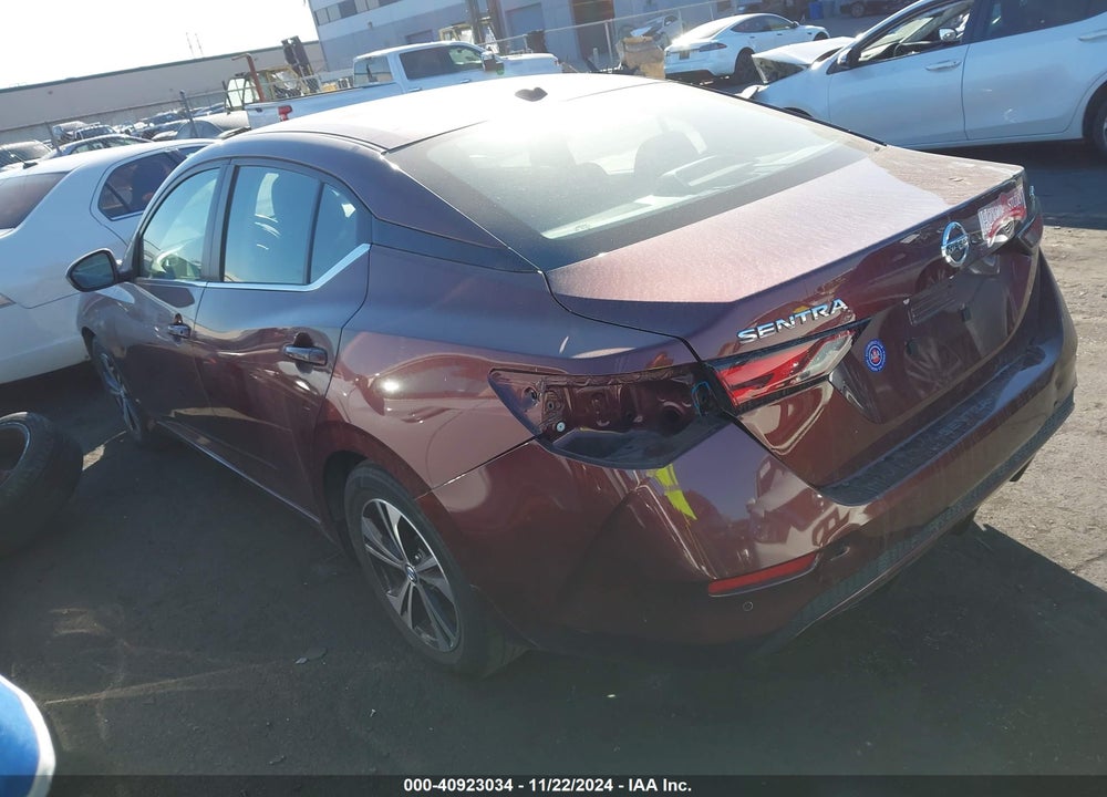 2022 NISSAN SENTRA SV XTRONIC CVT VIN: 3N1AB8CV5NY303196