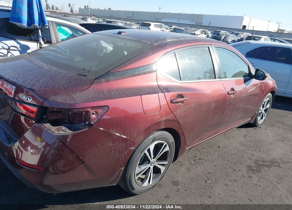 2022 NISSAN SENTRA SV XTRONIC CVT VIN: 3N1AB8CV5NY303196