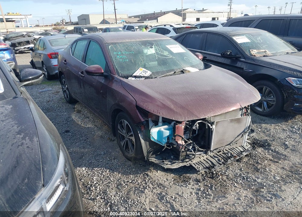 2022 NISSAN SENTRA SV XTRONIC CVT VIN: 3N1AB8CV5NY303196