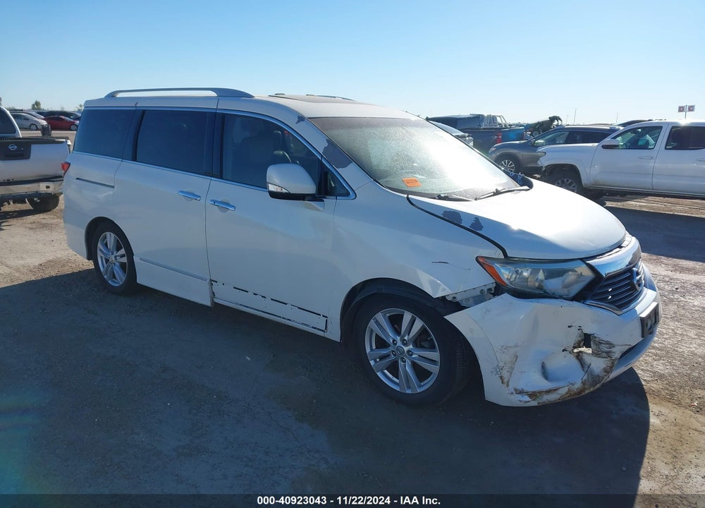 2011 NISSAN QUEST SL VIN: JN8AE2KP4B9007662