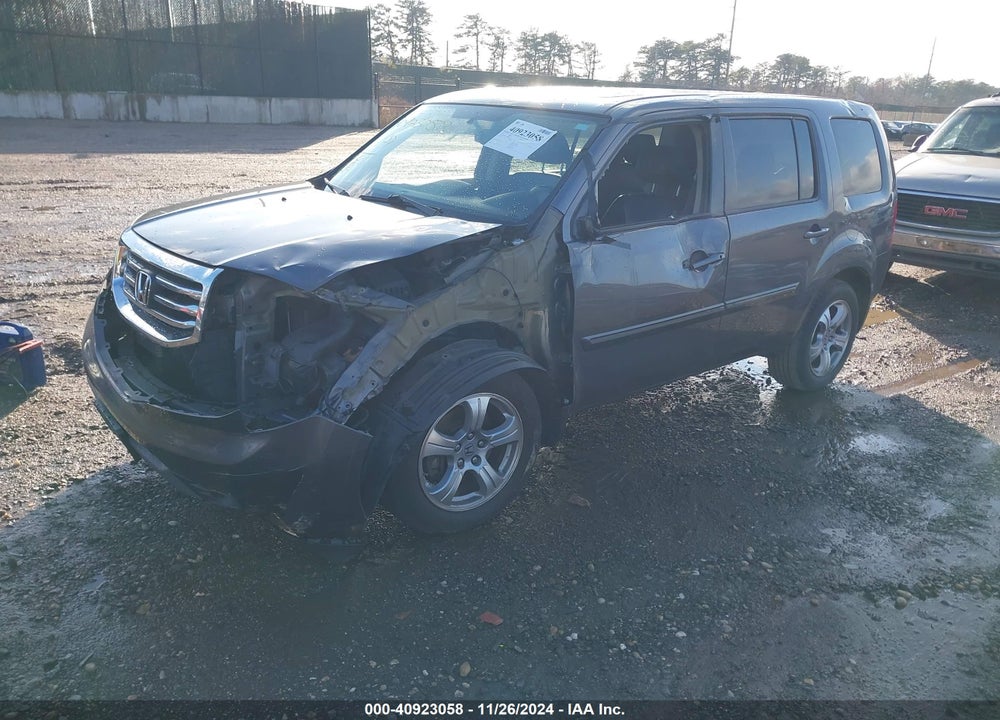 2014 HONDA PILOT EX-L VIN: 5FNYF4H50EB008309