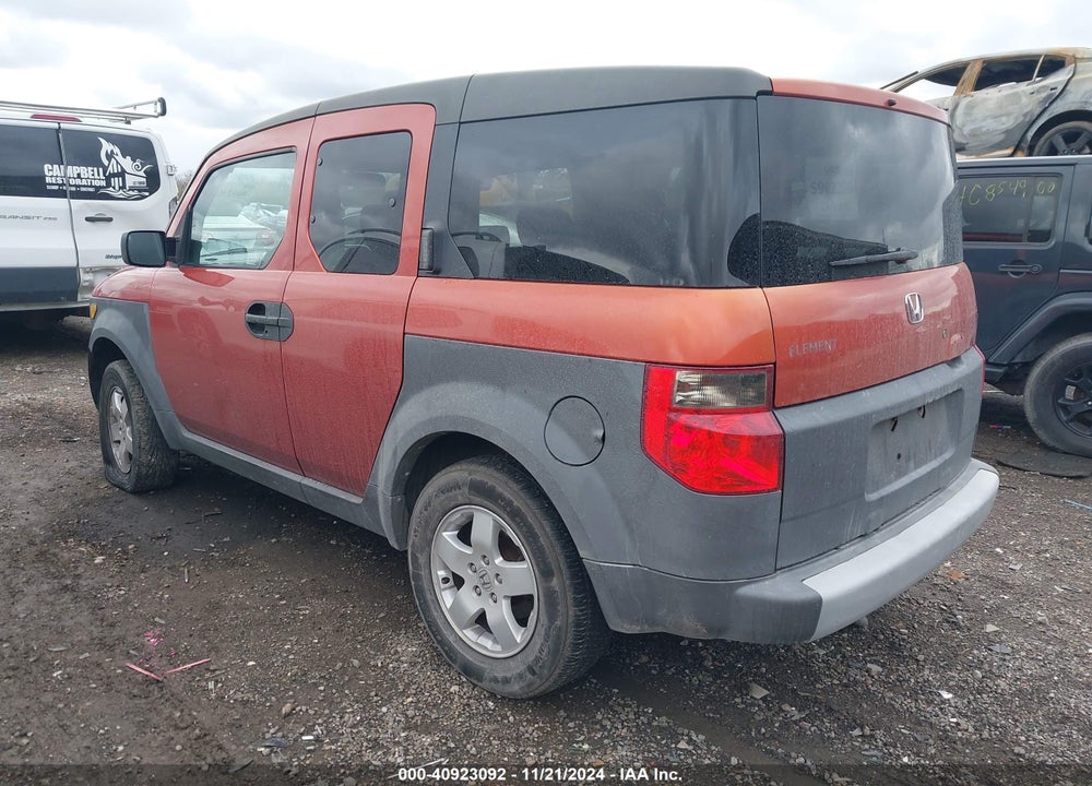 2003 HONDA ELEMENT EX VIN: 5J6YH18593L013036