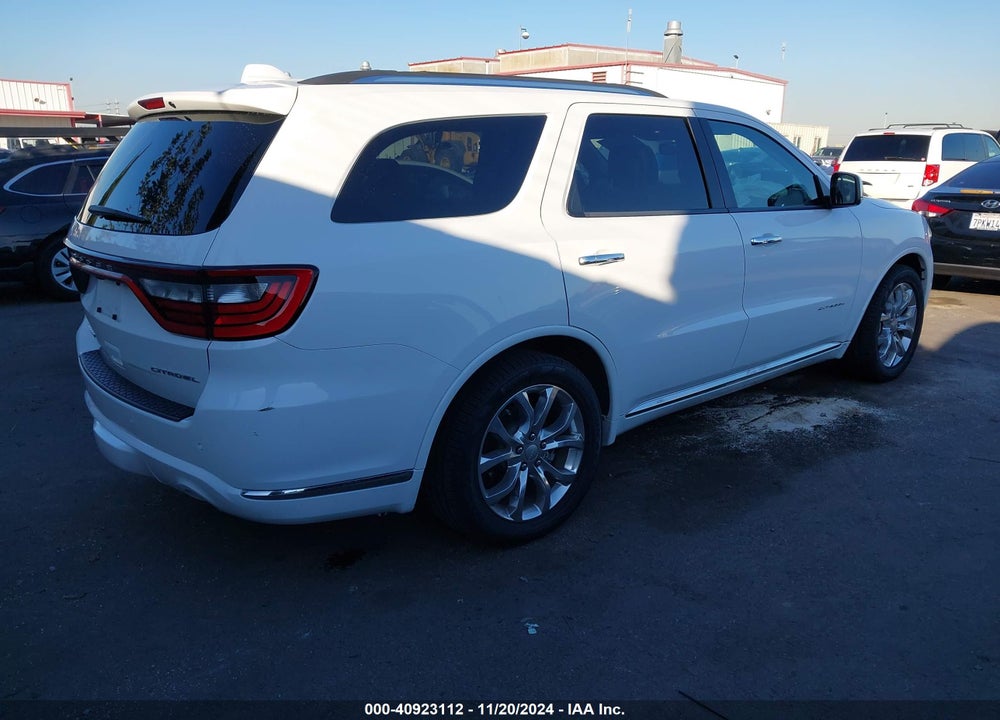 2018 DODGE DURANGO CITADEL RWD VIN: 1C4SDHET5JC201312