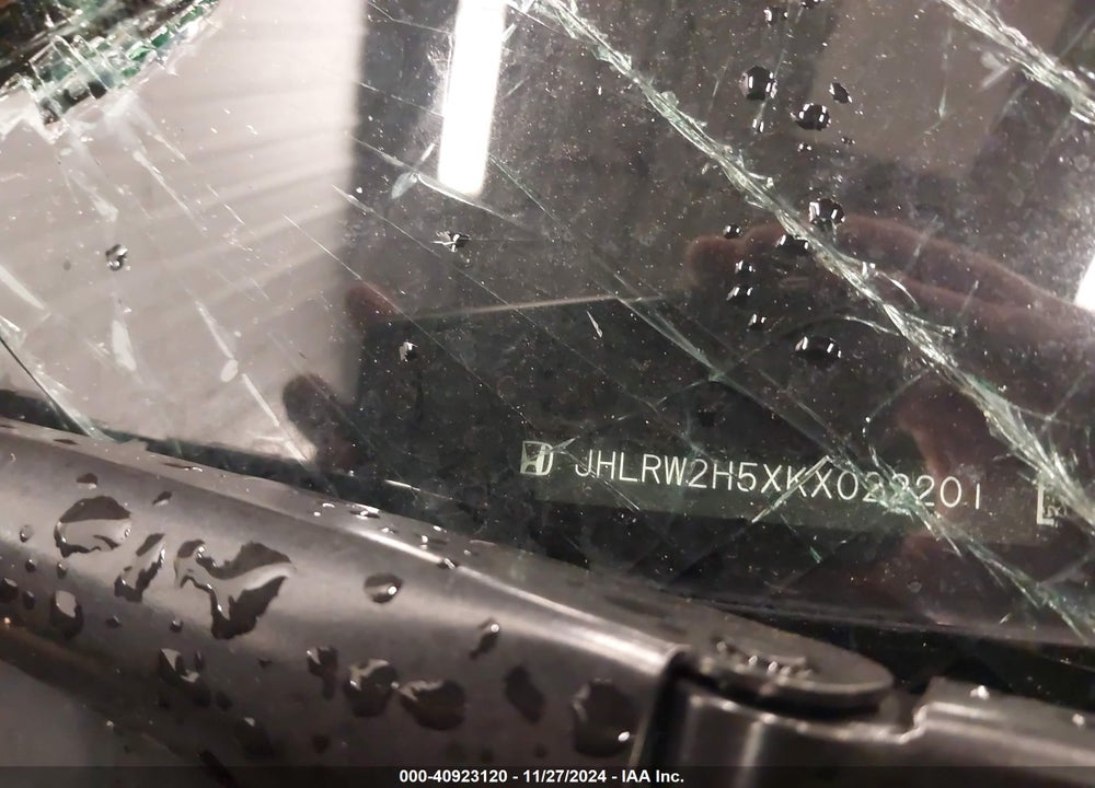 2019 HONDA CR-V EX VIN: JHLRW2H5XKX022201