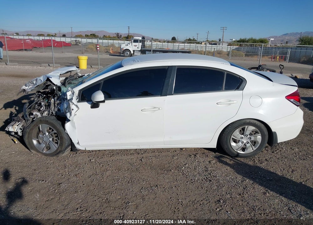 2013 HONDA CIVIC LX VIN: 19XFB2F54DE231435