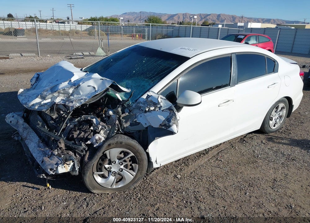2013 HONDA CIVIC LX VIN: 19XFB2F54DE231435