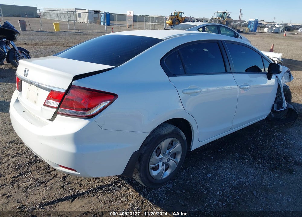 2013 HONDA CIVIC LX VIN: 19XFB2F54DE231435