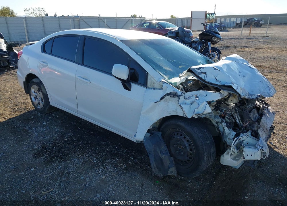 2013 HONDA CIVIC LX VIN: 19XFB2F54DE231435