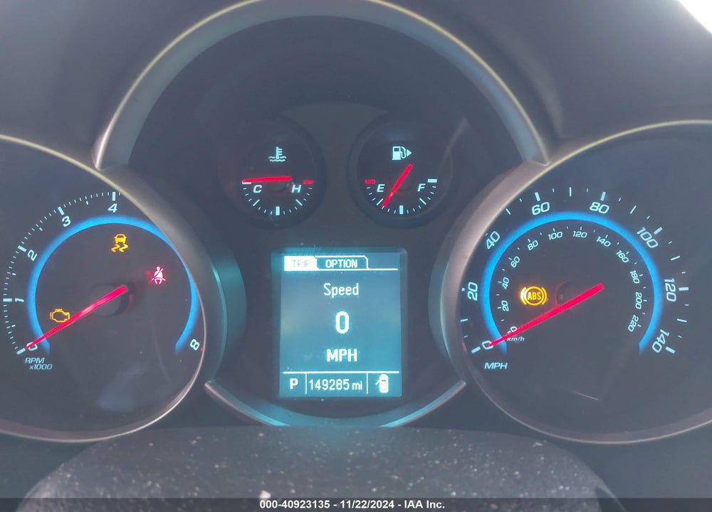 2015 CHEVROLET CRUZE 2LT AUTO VIN: 1G1PE5SB0F7196736