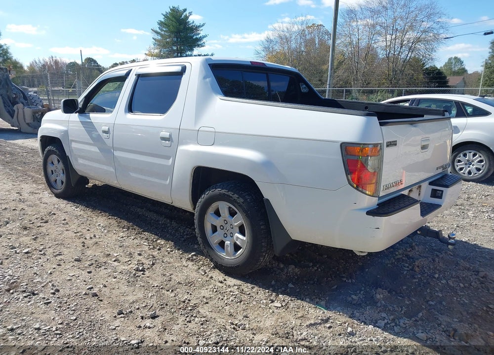 2007 HONDA RIDGELINE RTL VIN: 2HJYK165X7H520956