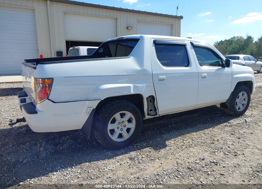 2007 HONDA RIDGELINE RTL VIN: 2HJYK165X7H520956