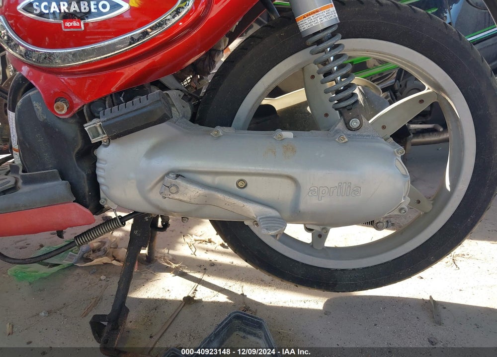 2001 APRILIA SCARABEO 50 VIN: ZD4PFF10X15001987