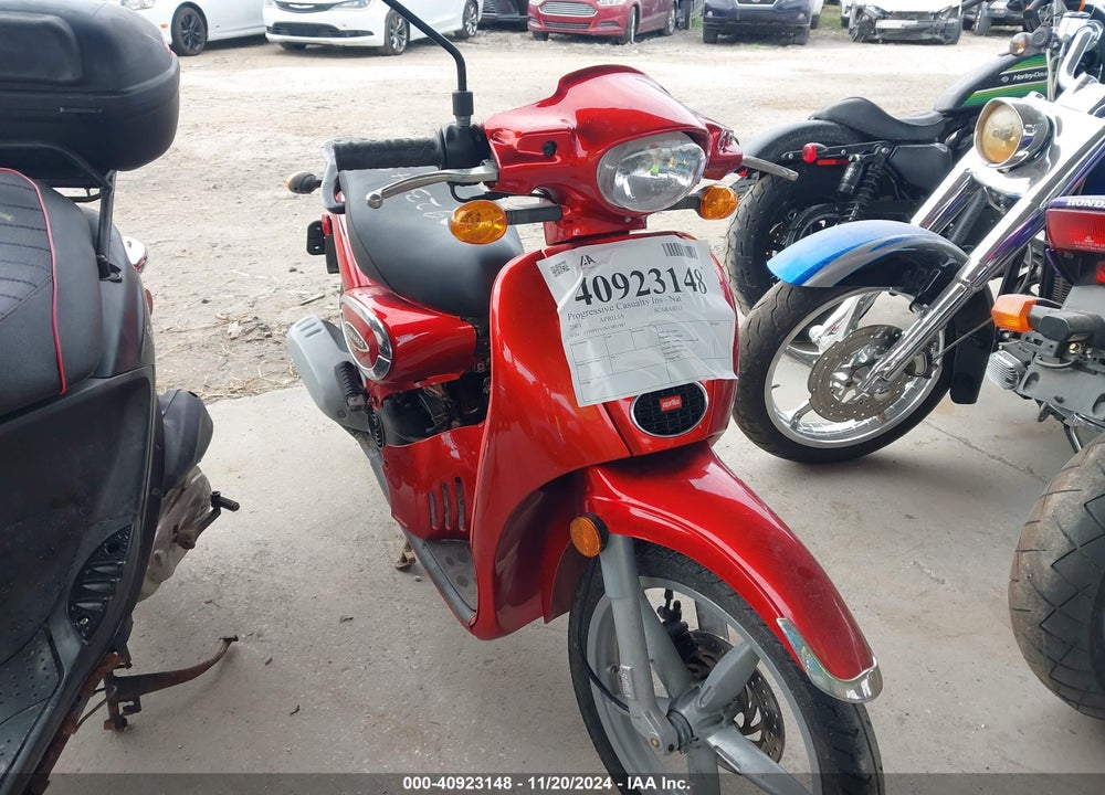 2001 APRILIA SCARABEO 50 VIN: ZD4PFF10X15001987