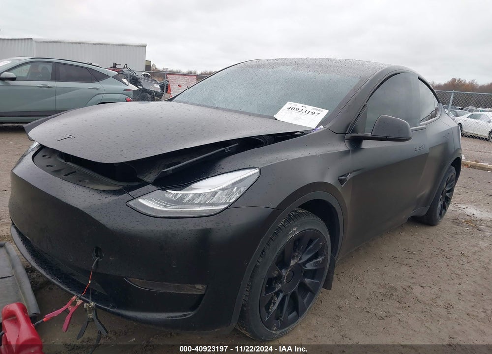 2022 TESLA MODEL Y LONG RANGE DUAL MOTOR ALL-WHEEL DRIVE VIN: 7SAYGAEE9NF312886