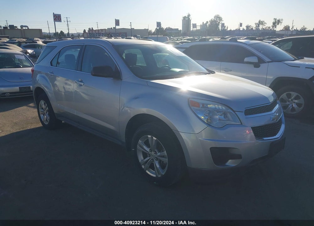 2012 CHEVROLET EQUINOX LS VIN: 2GNALBEK3C1163713