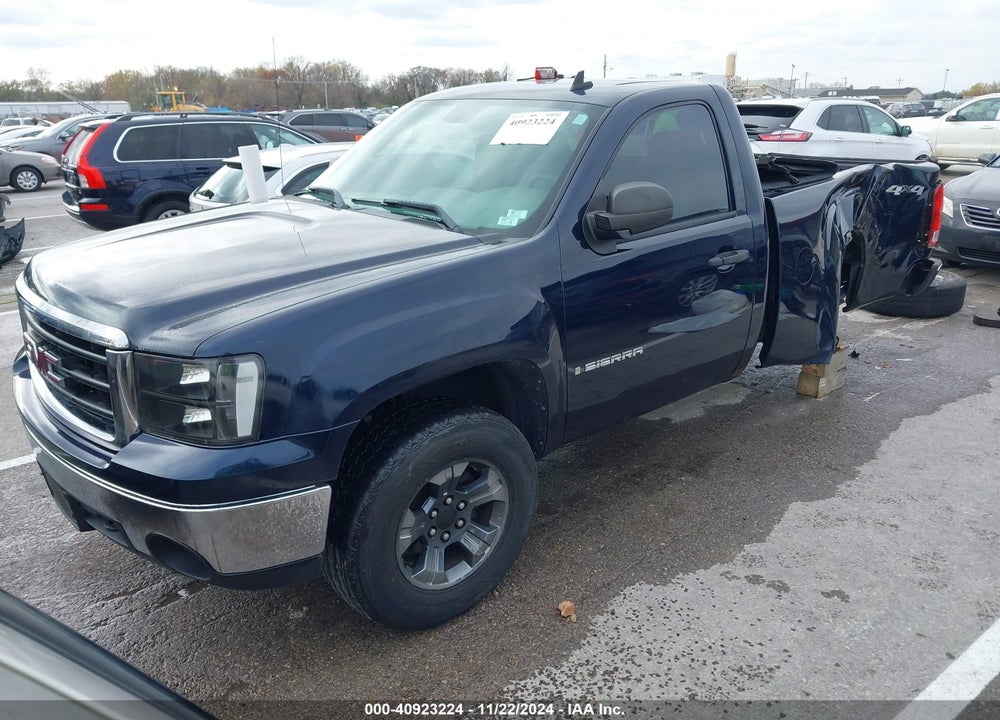 2007 GMC SIERRA 1500 WORK TRUCK VIN: 1GTEK14C07Z651967