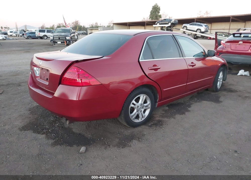2007 HONDA ACCORD 2.4 SE VIN: 1HGCM56377A204235