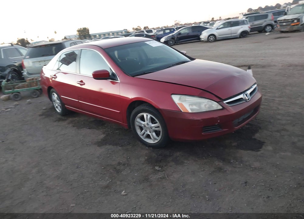 2007 HONDA ACCORD 2.4 SE VIN: 1HGCM56377A204235