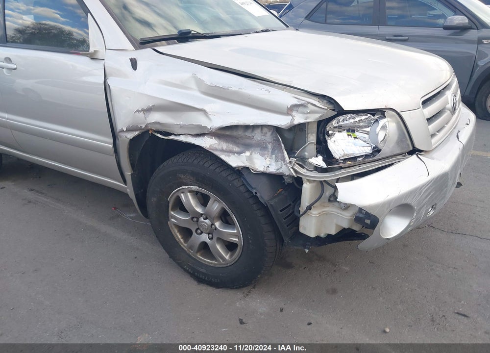 2007 TOYOTA HIGHLANDER V6 VIN: JTEEP21A470203399