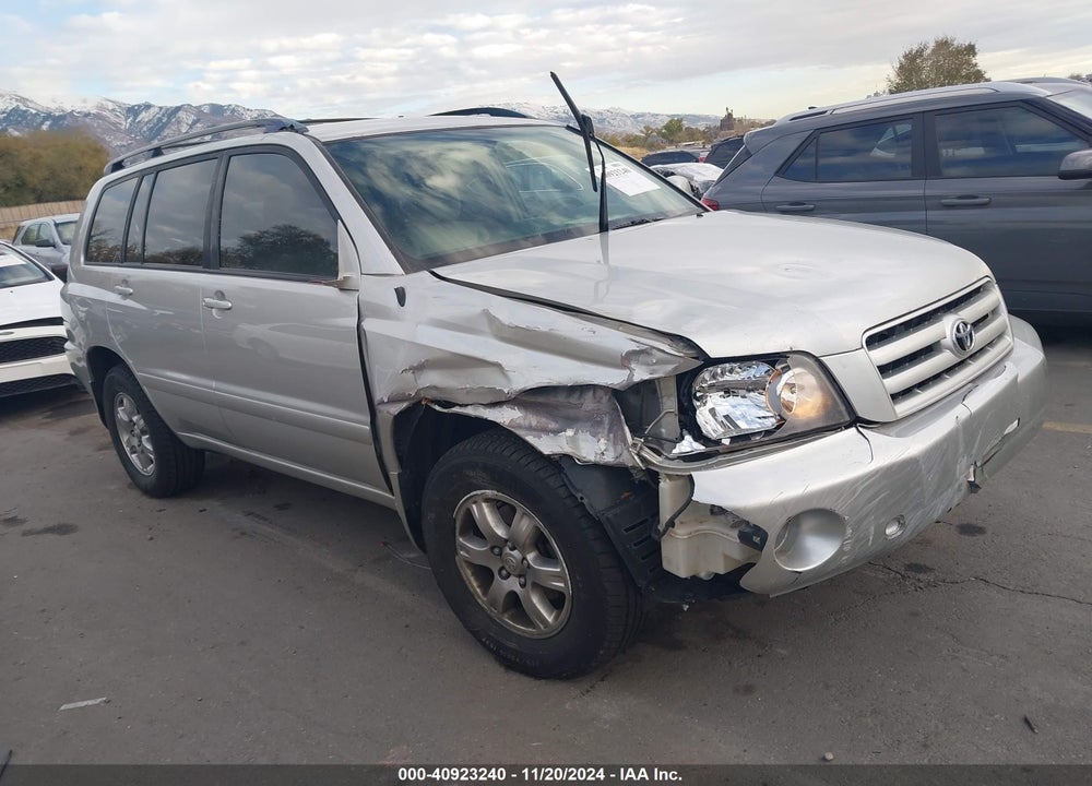 2007 TOYOTA HIGHLANDER V6 VIN: JTEEP21A470203399