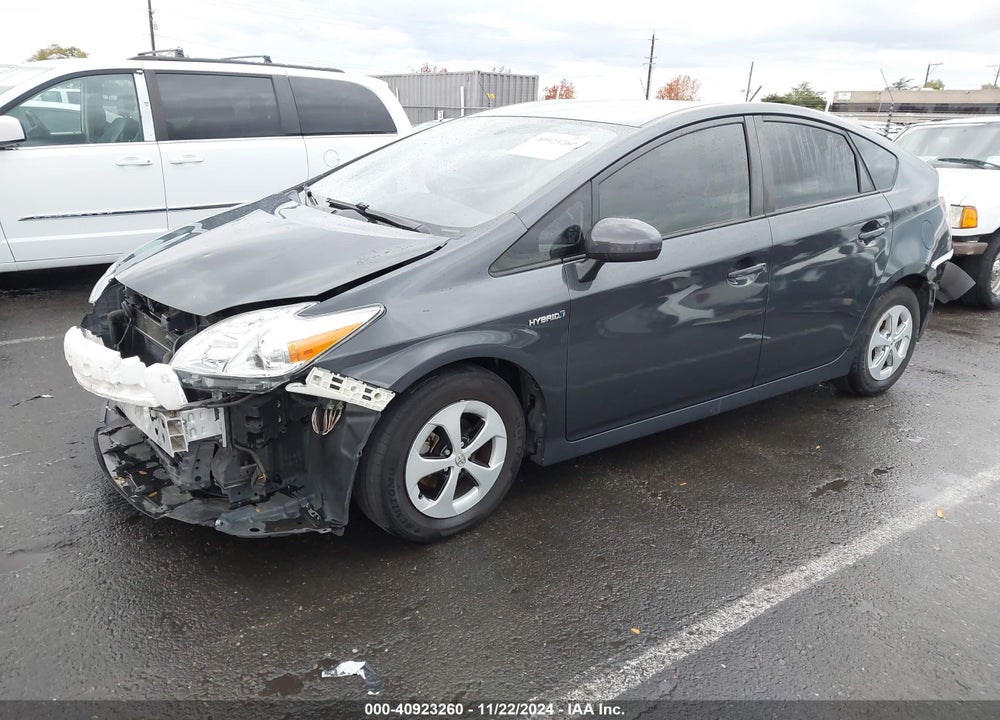 2014 TOYOTA PRIUS TWO VIN: JTDKN3DU7E0363380