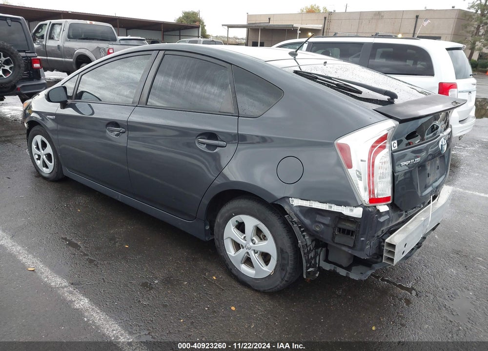 2014 TOYOTA PRIUS TWO VIN: JTDKN3DU7E0363380