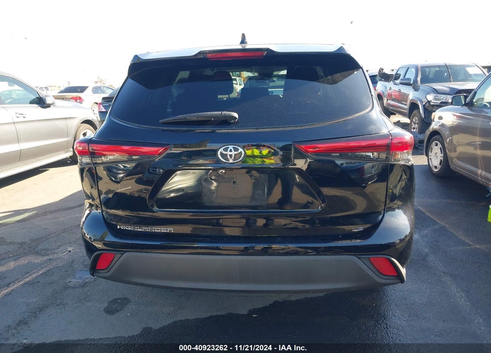 2021 TOYOTA HIGHLANDER LE VIN: 5TDZZRAH6MS515349