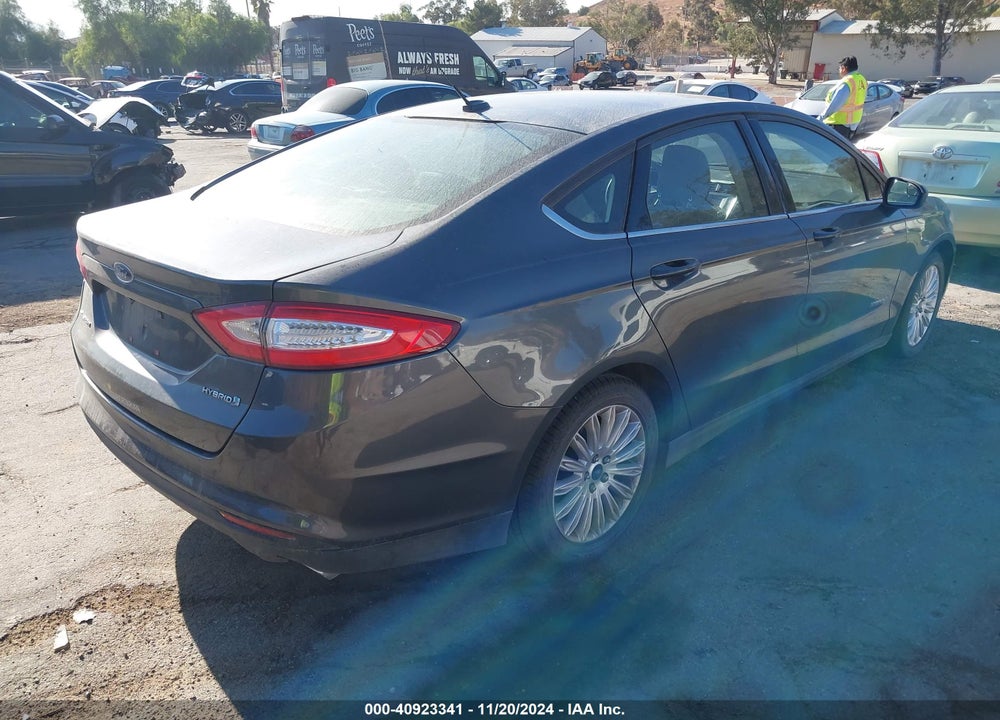 2015 FORD FUSION HYBRID S VIN: 3FA6P0UU9FR160976