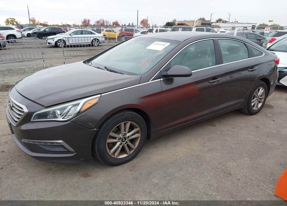 2015 HYUNDAI SONATA SE VIN: 5NPE24AF3FH022063