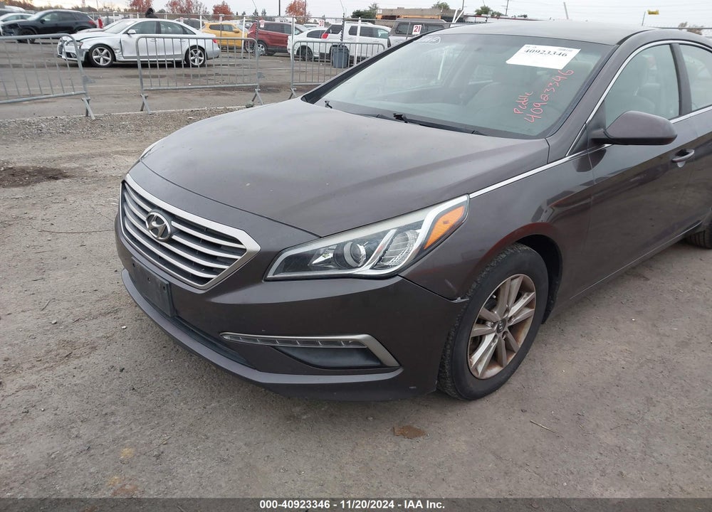 2015 HYUNDAI SONATA SE VIN: 5NPE24AF3FH022063