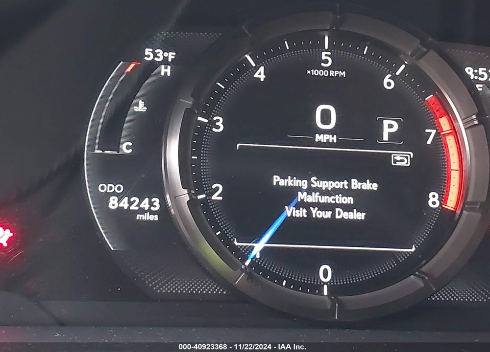 2019 LEXUS ES 350 F-SPORT VIN: 58ABZ1B1XKU026051