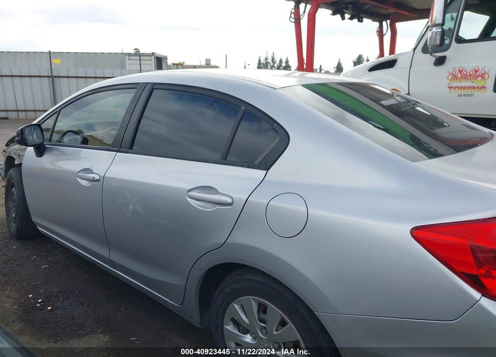 2012 HONDA CIVIC LX VIN: 2HGFB2F53CH558624