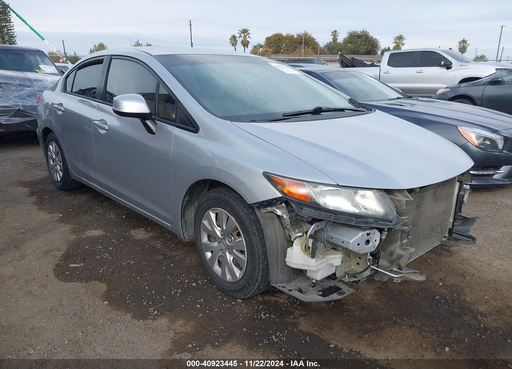 2012 HONDA CIVIC LX VIN: 2HGFB2F53CH558624