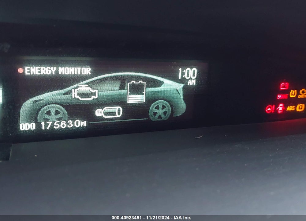 2013 TOYOTA PRIUS TWO VIN: JTDKN3DUXD1712072