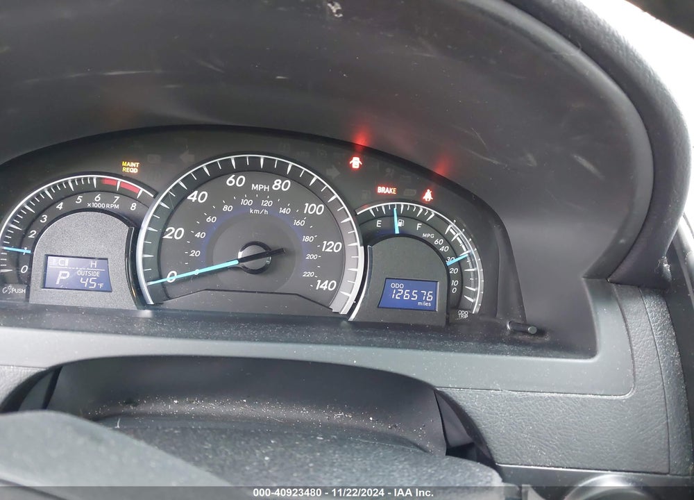 2013 TOYOTA CAMRY XLE VIN: 4T1BF1FKXDU645612