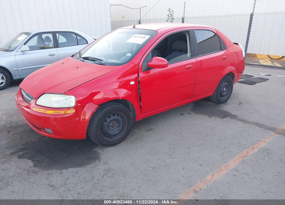 2006 CHEVROLET AVEO LS VIN: KL1TD566X6B661243
