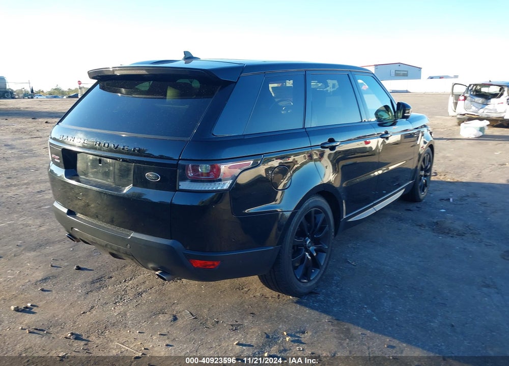 2016 LAND ROVER RANGE ROVER SPORT 3.0L V6 SUPERCHARGED HSE VIN: SALWR2VF4GA584246