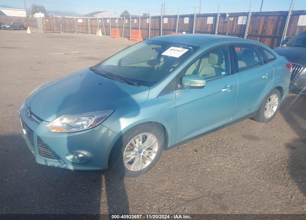 2012 FORD FOCUS SEL VIN: 1FAHP3H23CL222109