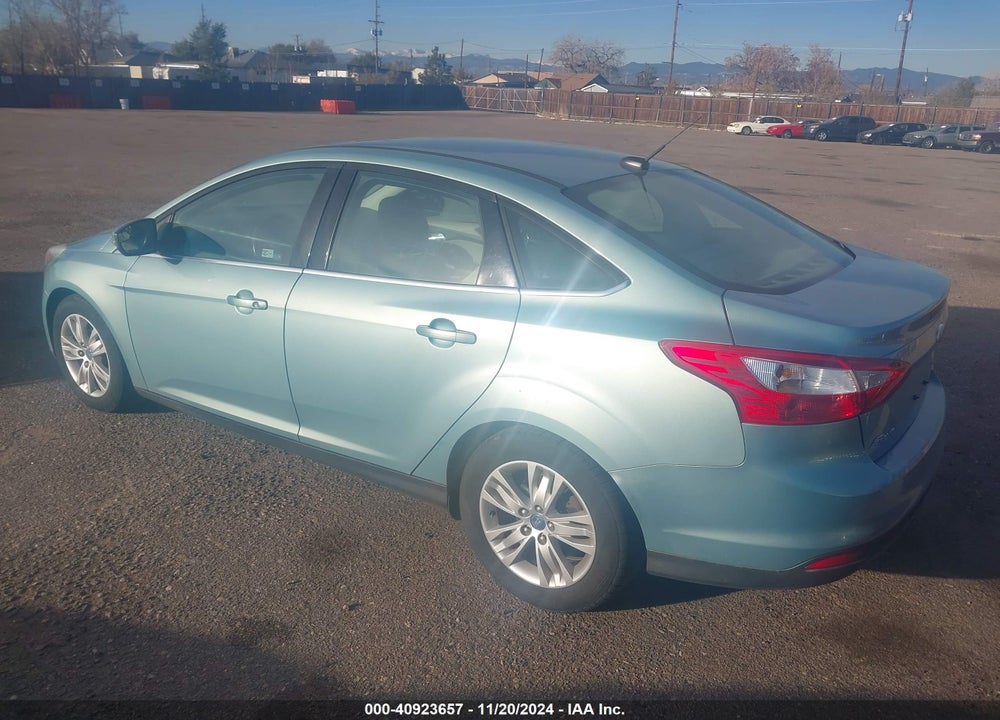 2012 FORD FOCUS SEL VIN: 1FAHP3H23CL222109