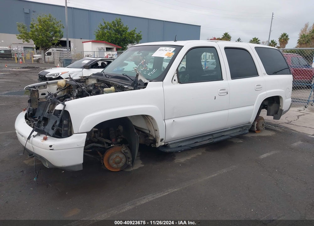 2002 CHEVROLET TAHOE Z71 VIN: 1GNEK13Z92R182321