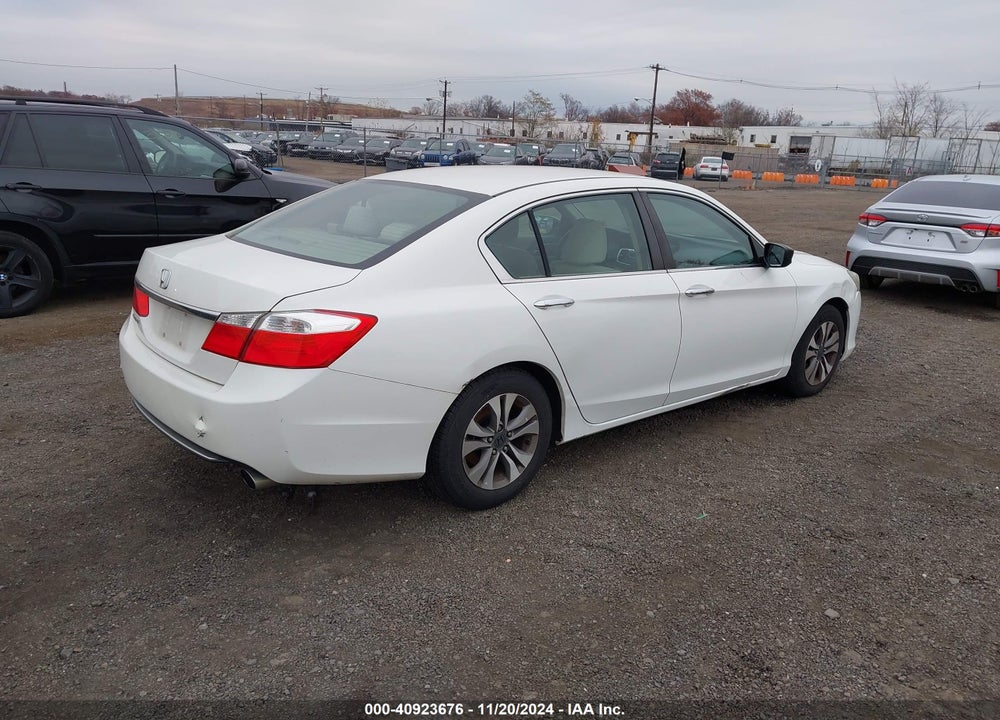 2013 HONDA ACCORD LX VIN: 1HGCR2F30DA166505
