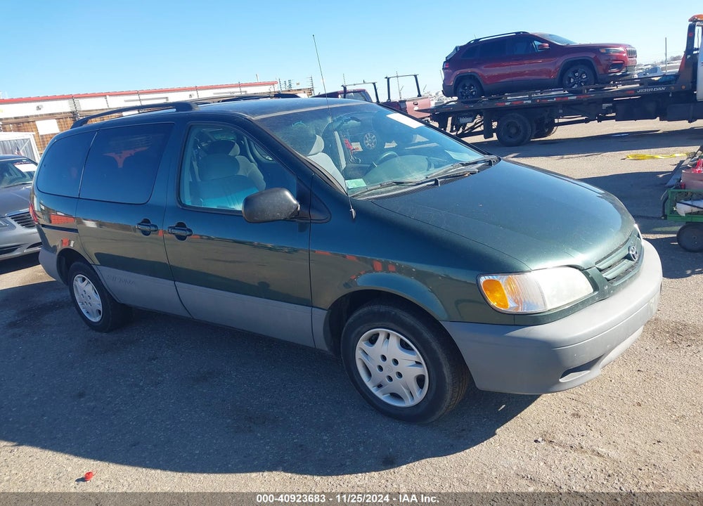 2001 TOYOTA SIENNA LE VIN: 4T3ZF13C61U411482