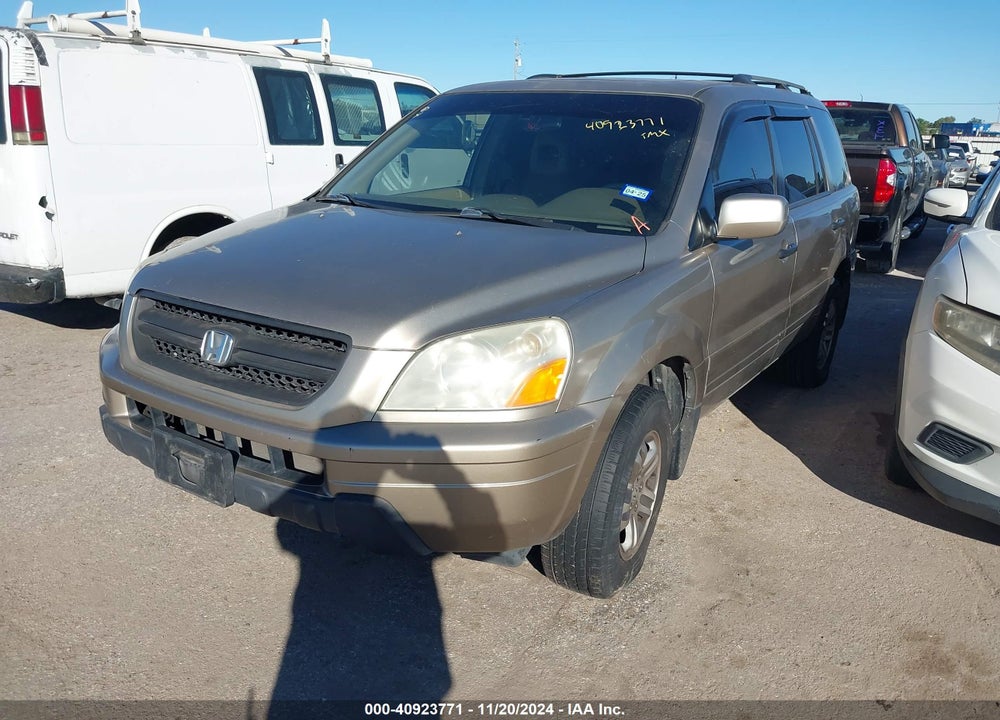 2005 HONDA PILOT EX-L VIN: 5FNYF18675B006466