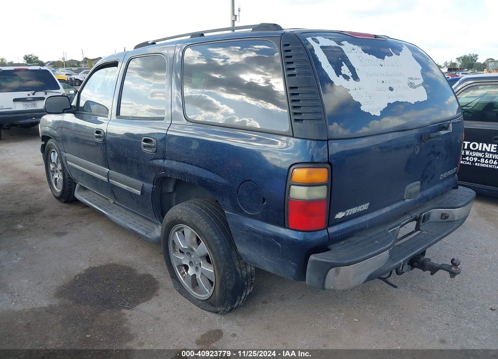 2005 CHEVROLET TAHOE LS VIN: 1GNEC13V75R119281