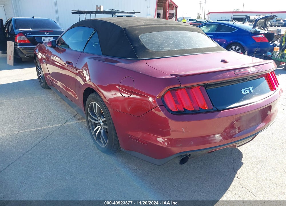 2016 FORD MUSTANG GT PREMIUM VIN: 1FATP8FF6G5255323