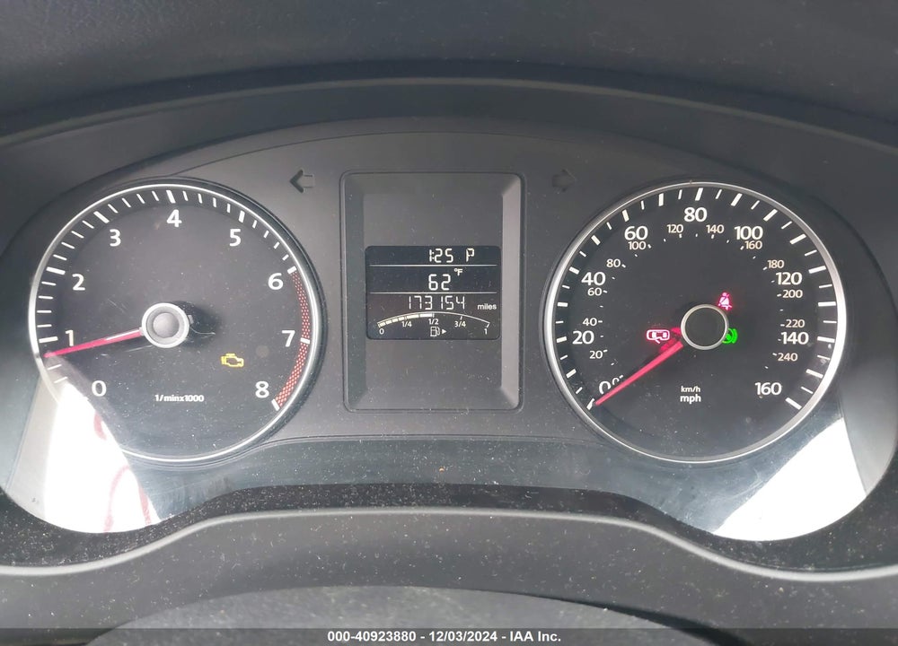 2012 VOLKSWAGEN JETTA 2.5L SE VIN: 3VWDX7AJ3CM336284