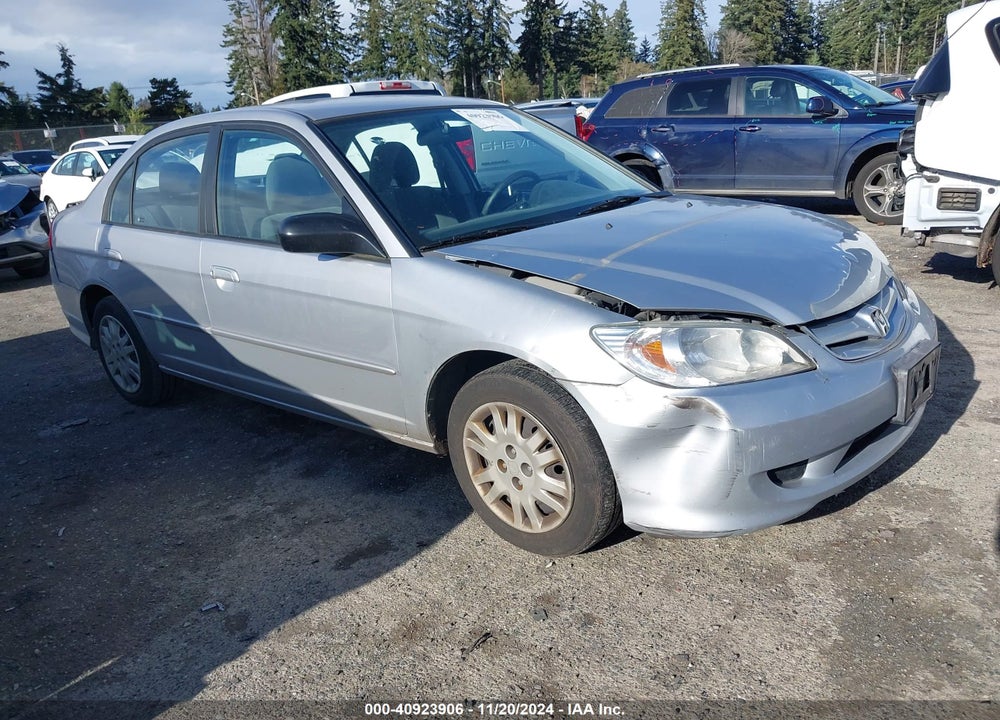 2005 HONDA CIVIC LX VIN: 2HGES16655H551711