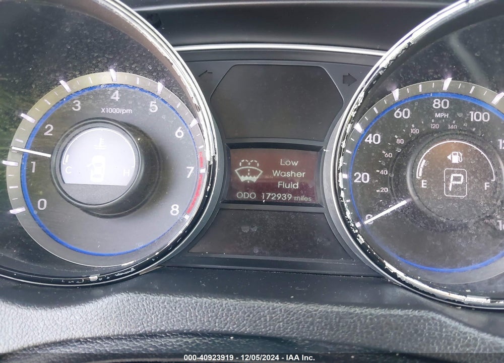 2014 HYUNDAI SONATA GLS VIN: 5NPEB4AC9EH824282